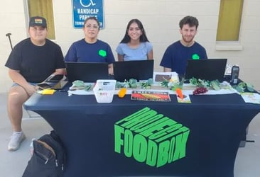 Xochi Fausto (Second from left) and Project FoodBox Staff.
