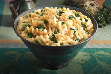 Bowl de Kale con Tres Quesos al Horno
