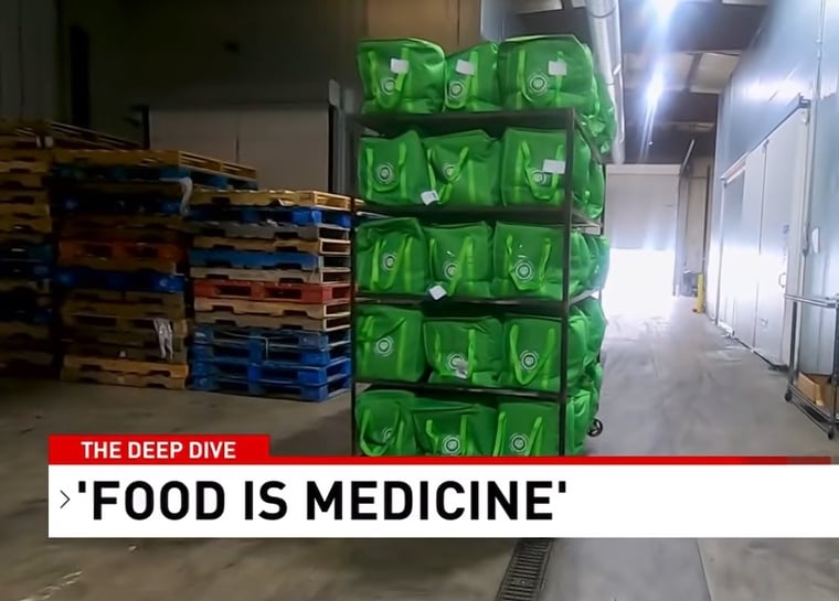 programa de alimentos como medicina en el área de DC prepara sus entregas semanales