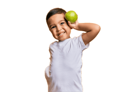 kid-an-an-apple-no-bkd Background Removed